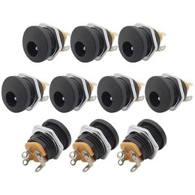 Resim IC-258 DC Şase 2.5 MM Yuvarlak Somunlu 5.5x2.5 MM 10 Adet 