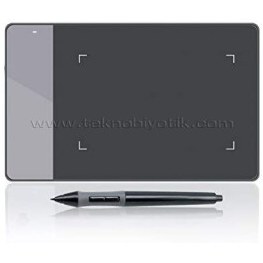 Resim Huion 420 17.6cm x 11.5cm, 2048 Kademe Basınç Hassasiyetli, 4000LPI Çözünürlük Grafik Tablet (4 Adet Yedek Kalem Ucu Hediyeli) 