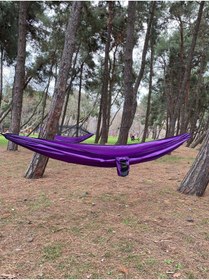 Resim CAMP AND MAP Premium Hamak 275x150 cm 175kg Taşıma Siyah 