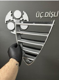 Resim Alfa Romeo 156 Krom Efek Ön Panjur 3d Baskı 1 Adet 