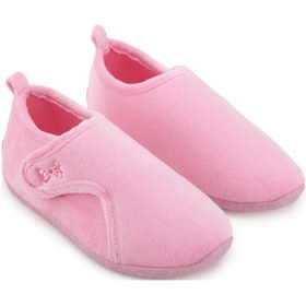 Resim Gezer Kışlık Kız Çocuk Pvc Rahat Taban Cırt Cırtlı Ayarlanabilir Ev Okul Kreş Panduf Ayakkabı Pembe 