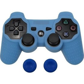 Resim Playstation 3 Için Ps3 Denetleyicisi Için Silikon Koruyucu Cilt Kapaği 2 Mavi 