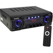 Resim HD-510 100 Watt Stereo Iş Yeri ve Ev Anfisi 12 VOLT/220 Watt 