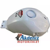 Resim Mondial 125 Drift L Benzin Deposu Beyaz İthal '- 