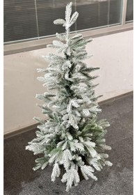 Resim Beysüs Yılbaşı Çam Ağacı Ladin Kendinden Karlı Yoğun Dallı 120 Cm 450 Dal 