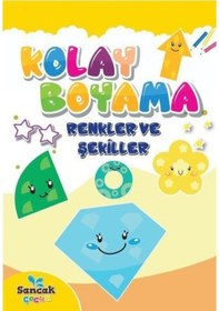 Resim Kolay Boyama - Renkler ve Şekiller- Sancak Çocuk 