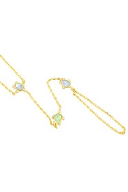 Resim Opal Üç Kaplumbağa Gümüş Şahmeran - Silver 