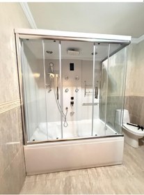 Resim 90x170 Oturmalı Küvet Üstü Kompakt Sistem Duşakabin Yerli Üretim 