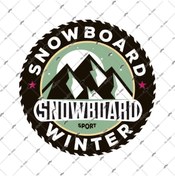 Resim Bay Etiket Hbg26 Snowboard Etiketi 