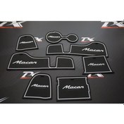 Resim Porsche Macan 2014 2019 Araç Içi Silikon Kaymaz Ped Kaplama Seti (527846171) 