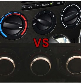 Resim Novahub Toyota Eski Corolla İçin 2016 Öncesi Byd F3 F3r Alüminyum Alaşım Araba Klima Kolları Isı Kontrol Anahtarı Düğmesi Siyah 