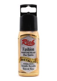 Resim Rich Metalik Boyutlu Boncuk Boya 60 Ml. Altın 