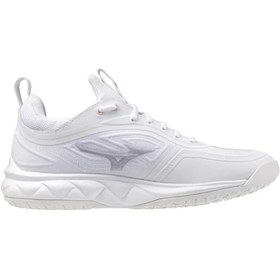 Resim Mizuno Wave Luminous 3 Kadın Voleybol Ayakkabısı Beyaz Çok Renkli 