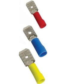 Resim Mdd 2-187 Mavi Erkek Faston Izoleli Kablo Ucu 10 Adet 