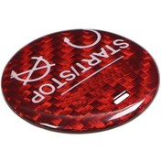 Resim Start Buton Kapağı Kırmızı Mustang Gt Huiliang 