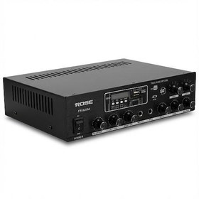 Resim Rose FR-9200A 120Watt 2 Zonlu Hat Trafolu Anfi Usb/Sd/Bluetooth 
