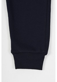 Resim Mmetalic Lacivert Kalın Pamuklu Beli Ve Paçası Lastikli Yan Cepli 5-6-7-8-9-10-11-12 Yaş Erkek Çocuk Eşofman Lacivert 