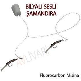Resim Ses Bilya Şamandıra Çiftli Ragot Levrek Barakuda Turna Spin Takım (321426427) 