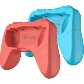 Resim Elmpaly Nintendo Switch Kılıfı Ve Oled Joy-con Seti Kırmızı Mavi 