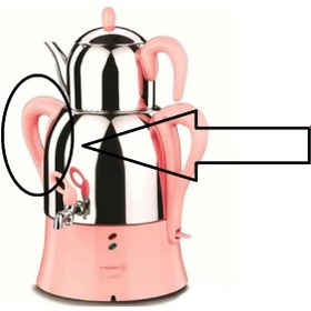 Resim KORKMAZ A341 Semaver Sol Sap Pembe Renk 