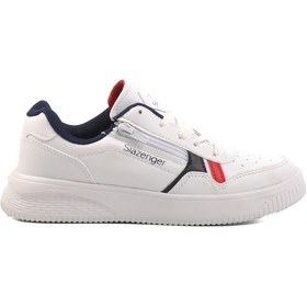 Resim Slazenger Beyaz Lacivert Kadın Spor Ayakkabı Sneaker Çok Renkli 
