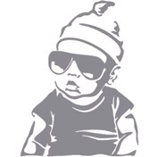Resim Dijitonline Arabada Bebek Var Araba Sticker - Oto Sticker - Araba Sticker - 20 Cm 