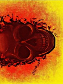 Resim Bandana Skulls Smoke Siyah 