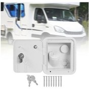 Resim Zcjb Su Geçirmez Kilitli Kapak Karavan Sızdırmaz Rv Beyaz 