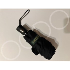Resim Ogdo - 8 Telli Premium Tam Otomatik Katlanır Şemsiye Siyah 