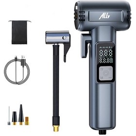 Resim Ally St-5530 Dijital Şarjlı Araç Lastik Hava Şişirme Pompası Power Bank Penere Kırıcı 