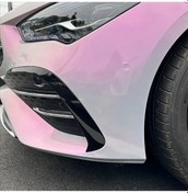 Resim Lumaworld Mercedes Cla C118 X118 2023 Ön Sis Farı Spoiler Polisajlı Gümüş Stil Şerit 