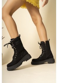 Resim Siyah Kancalı Postal-siyah - Siyah 