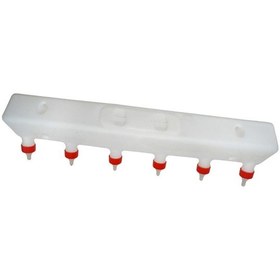 Resim Suntek Kuzu Suluk Nipelleri Hayvan Sütü Besleme Kovası 6 Nipel 