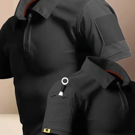 Resim Erkekler için Nefes Alabilir Günlük Spor Gömlek - Klasik Yaka ile Düz Renk Kısa Kollu Düğme Üstü, Yaz/Bahar Dış Mekan Sporları ve Boş Zaman Aktiviteleri için Normal Kalıp, Açık Hava Etkinlikleri Gömleği | Klasik Yaka Gömlek | Rahat Tarz, Spor Tişört 