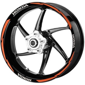 Resim Deeb Honda Jant Şeridi Reflektif Turuncu Beyaz Model S N11.65036 