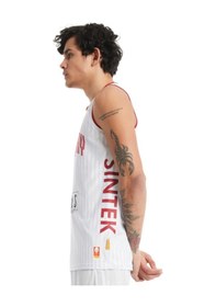 Resim Basketbol Forma/erkek E222500 Açık Beyaz 