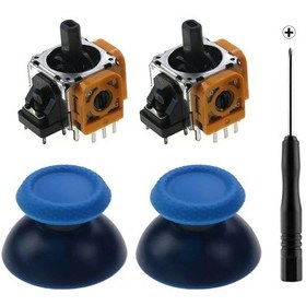 Resim Mavi Koyu Mavi-jcd 3d Analog Joystick Çubuk Sensör Modülü Ps5 Denetleyicisi Için Potansiyometreler Thumbstick 