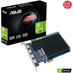 Resim AyrStore ASUS Nvidia 2GB GT730 GDDR5 64 Bit GT730-4H-SL-2GD5 4xHDMI 16X 
