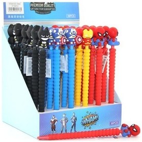 Resim 07 Uçlu Karışık Kahraman Figürlü Kurşun Kalem - 9021330451394del 