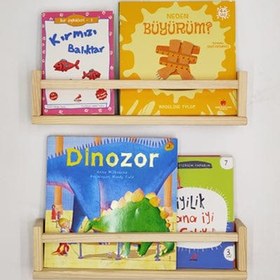 Resim Montessori Duvar Rafı - 40 CM / 2li 