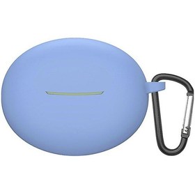 Resim Redmi Buds 4 Active İle Uyumlu Bluetooth Kulaklık Silikon Kılıf, Tokalı Kulaklık Şarj Kutusu Kapağı Special Gift Gök Mavisi 