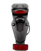 Resim Samdoo Kırmızı Led Çamurluk Stop Lambası - Dirt Bike İçin Abs 12v 3w Fren Arka Far 