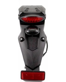 Resim Samdoo Kırmızı Led Çamurluk Stop Lambası - Dirt Bike İçin Abs 12v 3w Fren Arka Far 
