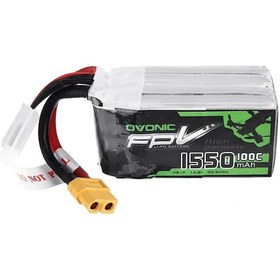 Resim li-Polimer Pil - Model Yapımı Drone'Lar Multikopterler 4S1P Gibi Quadrocopter İçin 1550 Mah 14 8V 100C 4S xt60 Fiş 