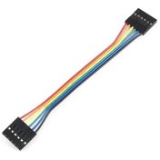 Resim 6 PİN 0,25MM KABLOLU DUPONT KABLO 50CM - ÇİFT TARAFLI 
