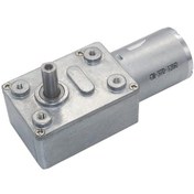 Resim 12v Dc Gearmotor 18 Rpm Yüksek Torklu Redüktörlü Motor - Metal Gövde 