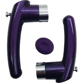 Resim Çaydanlık Sapı Takımı Kulp Tutamak Seti Parlak Mor Yanmaz Mor 