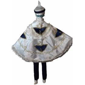 Resim Denbu Tekstil Sünnet Kıyafeti Krem-lacivert Renk 9 Parça Set 