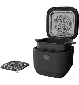 Resim Grundig Airfit+ Buhar Destekli Airfryer, Antrasit, Sağlıklı ve Lezzetli Pişirme 