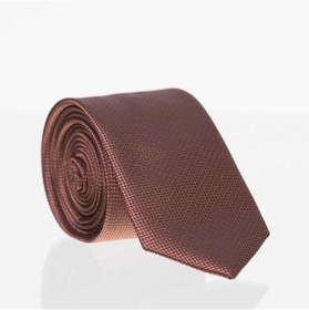 Resim Gaffy Kiremit Slim Fit Düz Renk Dokuma Kravat / DDK-04 Çok Renkli 